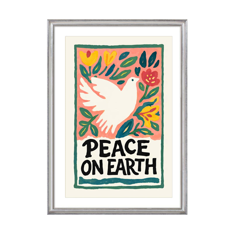 Peace on Earth Dove Poster