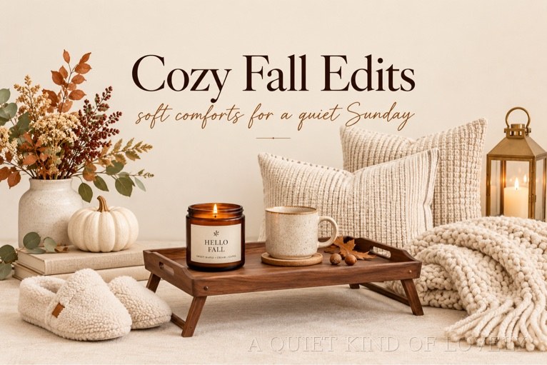 Cozy Fall Edits, soft comforts for a quiet Sunday